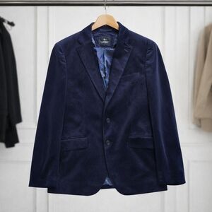 Tailorbyrd Deep Navy Single-Breasted Blazer